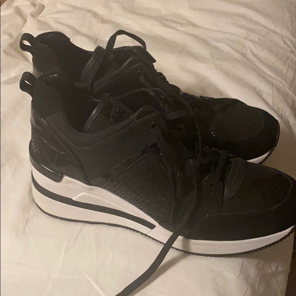 Like new Michael Kors wedge sneakers